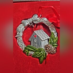 Lenox "bless this home" 2011 christmas ornament brand new in box